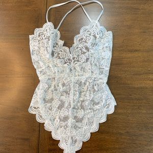 Avidlove | White lace lingerie one piece